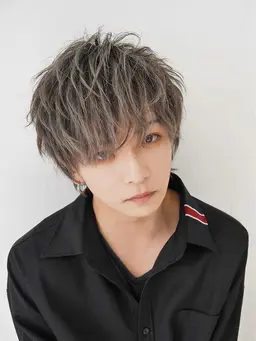 【ミルクティー、ベージュ系ならこれ】メンズカット+ケアブリーチダブルカラー