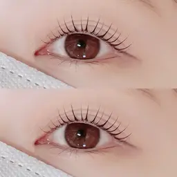 【ナチュラルに盛れる/ダメージケア】上まつ毛パーマ(カール1種)+トリートメント付き