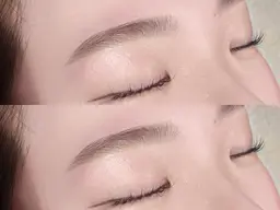 眉毛スタイリング(間引き/メイク込)¥6,600→¥4,500