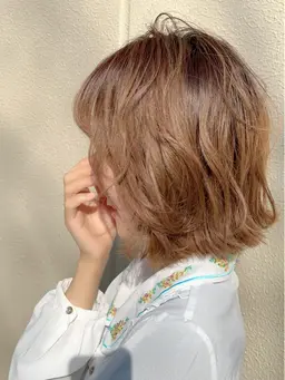 ⭐️1日1人限定⭐️平日限定【透明感たっぷり☆】ブリーチオンダブルカラー＋5Step Tr