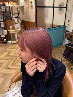 特別価格✨✨【ブリーチメニュー🌟】ブリーチリタッチ(3センチ以内)+オンカラー🍒+1stepトリートメント