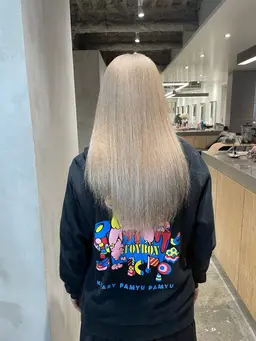 🌈ケアブリーチの4倍ケア!?🌈リタッチのみでブロンドにエフェクトリタッチ✨️✨️