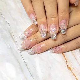 オフなし+ラメグラスカルプチュア