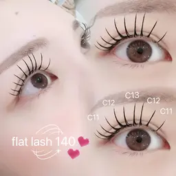 💗Open価格💗【SETメニュー】美眉スタイリング×フラットラッシュ120​〜​140➕オフ込み