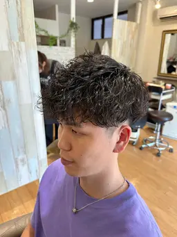 カット➕波巻きパーマ🌊