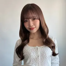 【お出かけ前に♡】前髪カット+巻き髪セット🤍韓国ヘアショートボブレイヤーくびれ巻き韓国前髪顔周り新宿代々木