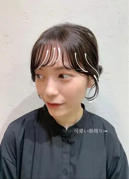 似合わせ前髪カット＋簡単おでかけヘアアレンジ👒