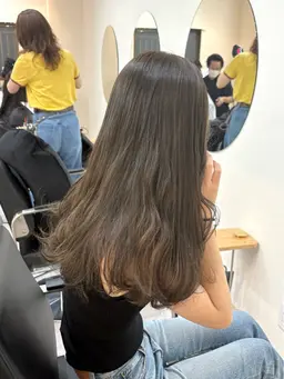 【minimo限定🌟】前髪カット+透明感カラー+超音波TR