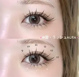 ワンホンマツエク100束と下20本