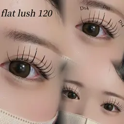【21、22日限定】♡LED+Wflat lush 60(120本)♡オフ込