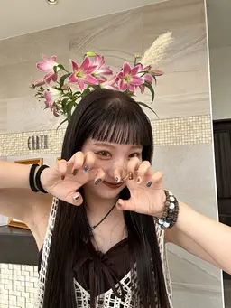 【より美しくより可愛く】カット+毛髪潤いカラー+潤いトリートメント/白髪染め◎/ハイライトやダブルカラーはご相談ください