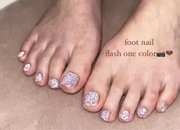 ”オフあり”フットネイル🎀ワンカラー