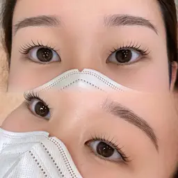 まつ毛パーマ×眉毛ワックス🧚‍♂️💫目元垢抜けセット🪄︎︎✨️(メイク仕上げ無し)/【千葉/まつ毛パーマ/眉毛】