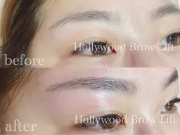 眉毛のお悩み解消✨️ハリウッドブロウリフト(産毛処理&間引き)
