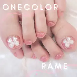 【オフあり】フット🩵ワンカラーorラメ