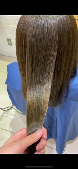 🍃ナチュラル復元ストレートパーマ🍃艶々ストレートに✨