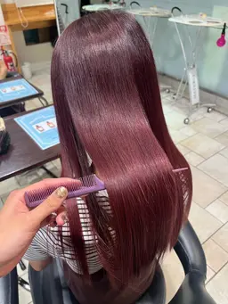 傷まないストレート！？髪質改善トリートメント”ケラリバイブトリートメント”🌿＋メンテナンスカット＋ケアカラー