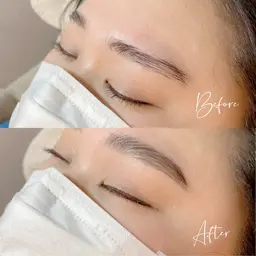 ハリウッドブロウリフト+ワックス+メイク