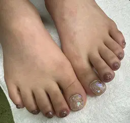 フット　ワンカラー　🎀　オフ込み　-200yen ok!