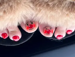 フット　親指２本アート＋６本ワンカラー★オフ込み★ 持込相談◎