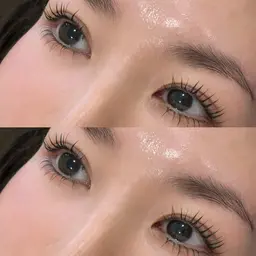 〈中顔面短縮💡〉上下パーマ🛋️🌙(まつげカール、パリジェンヌ)束感仕上げ🪄ˎˊ˗