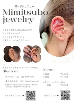 耳ツボジュエリー12粒