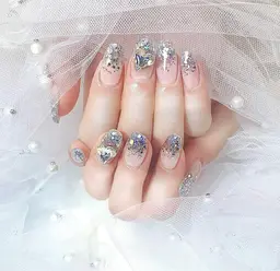 ラメグラデーション　オフなし（オフ込み＋550円）🫧🎀