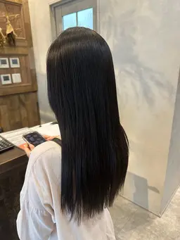 【髪質改善】✨💇🏻‍♀️カット+縮毛矯正ストレート💇🏻‍♀️✨