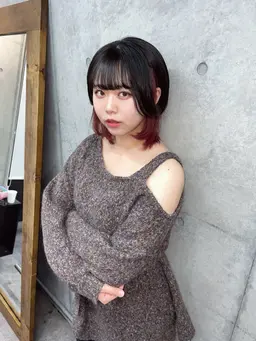 🌈ᵕ̈*インナーダブルカラー➕カット🌈ᵕ̈*