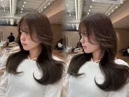 ダメージ最小限で明るくしたい方♡ブリーチなしダブルカラー🩷🩵＋3stepトリートメント(スチーマー付) (内部補修)