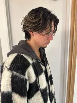 【期間限定】 メンズカット➕フェザーパーマ