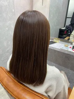 ナチュラルストレートパーマ＋トリートメント