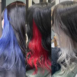 カット＋インナーカラー