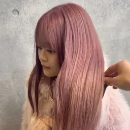 【ダメージレスブリーチ】ケアブリーチ使用 ダブルカラー🩵🪽🫧