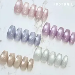 【オフ無料】マグネットネイル🧲✨ワンカラー　オフあり/オフィス/時短/長さだし・パラジェル別途