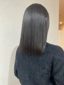 【透明感×ツヤ】カラー＋トリートメント 🍀つい触れたくなるやわらかツヤ髪に