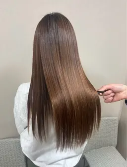 縮毛矯正フル➕トリートメント💜💚✨