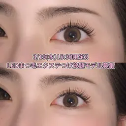 ボリュームラッシュLED 🚨3/19(木) 15:30限定🚨マツエク 時間内つけ放題 (100本程)
