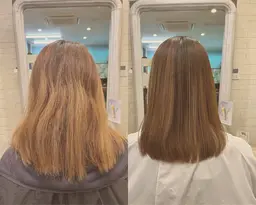 【✨ダメージ軽減✨】縮毛矯正+カット