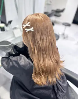 🤍うる艶上質ハイトーンなら🤍ブリーチありダブルカラー+炭酸Spa+オリジナルトリートメント