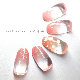 ✨1月19日限定✨シンプルに可愛すぎる❤️ハート埋め込みのキラキラグラデーション❤️オフなし/パラジェル使用