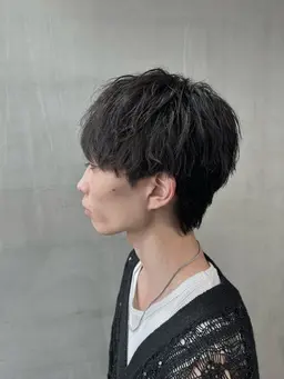 骨格矯正カット+韓国式ダウンパーマ