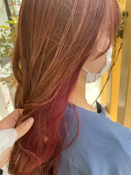 カット＋髪質改善カラーエステ＋トリートメント＋イヤリングカラー