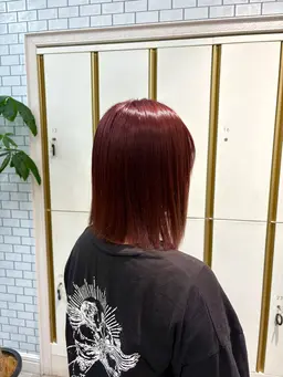 【透明感カラー】ワンカラー+1stepトリートメント