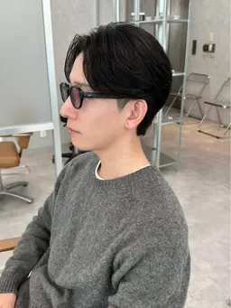 似合わせメンズカット+眉カット+スタイリング説明🙆♀️