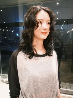 カット+デジタルパーマ