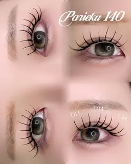 🎀【パリエク】ご新規様限定価格💎パリジェンヌ(まつ毛パーマ)+フラットラッシュ140本