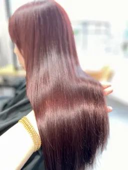 カット&リタッチカラー+髪質改善TR（美容成分配合+ダメージレス）⚠️フルカラー+1500円/透明感カラー+1000円