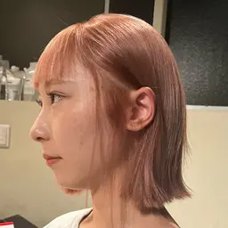 ブリーチリタッチ（3cm以内）＋カラー＋oggiottoトリートメント