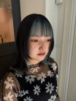 【大人気⭐︎お洒落】💫インナーカラーブリーチ(イルミナ)+小顔カット💫